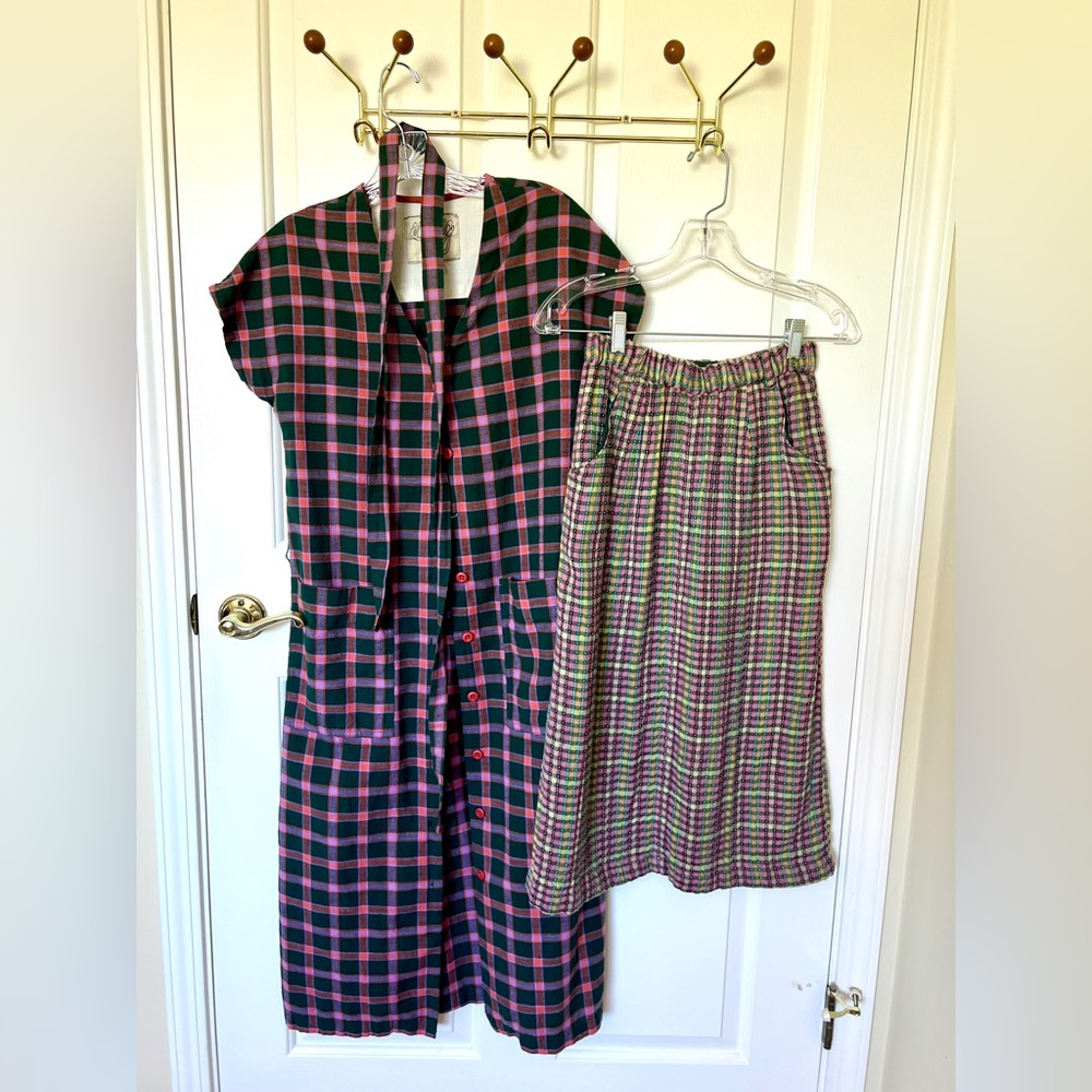Ace & Jig Pink and Green Dress and Skirt Bundle XS